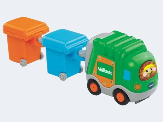Produktbild VTech Tut Tut Baby Flitzer - Müllauto & 2 Mülltonnen