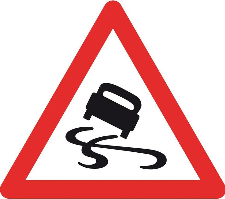 Image du produit Moravia Signal de danger 1.05, R1, risque de dérapage