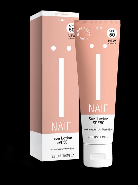 Actual product image Naïf Adult Suncream (Suntan cream, SPF 50, 100 ml, 1 g)
