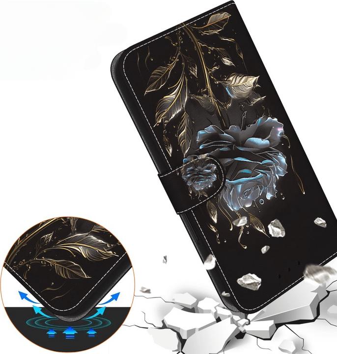 Image du produit Cover-Discount Galaxy S25 - Tasche Hülle mit Blüten Motiv (Samsung Galaxy S25)