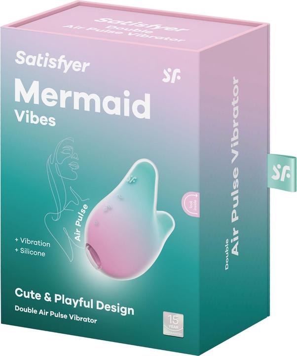 Actual product image Satisfyer Mermaid Vibes - Mint/Pink