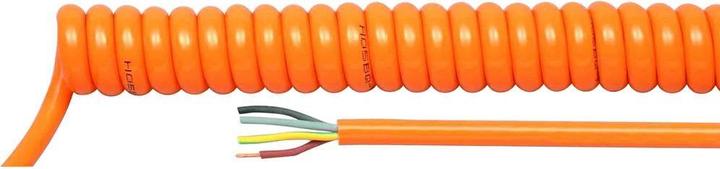 Produktbild Helukabel 85376 Spiralkabel H07BQ-F 500 mm / 2000 mm 3 G 1.50 mm² Orange 1 St. (2000 m)