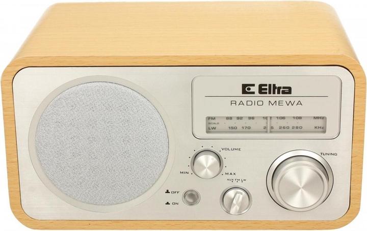 Actual product image Elta MEWA Personal Analog Silver (LW, FM)