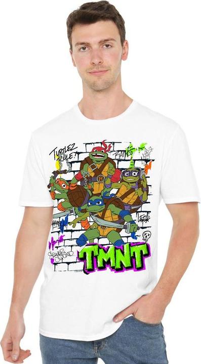 Immagine prodotto Teenage Mutant NT Maglietta Muro di Mattoni Poster Uomo (M)