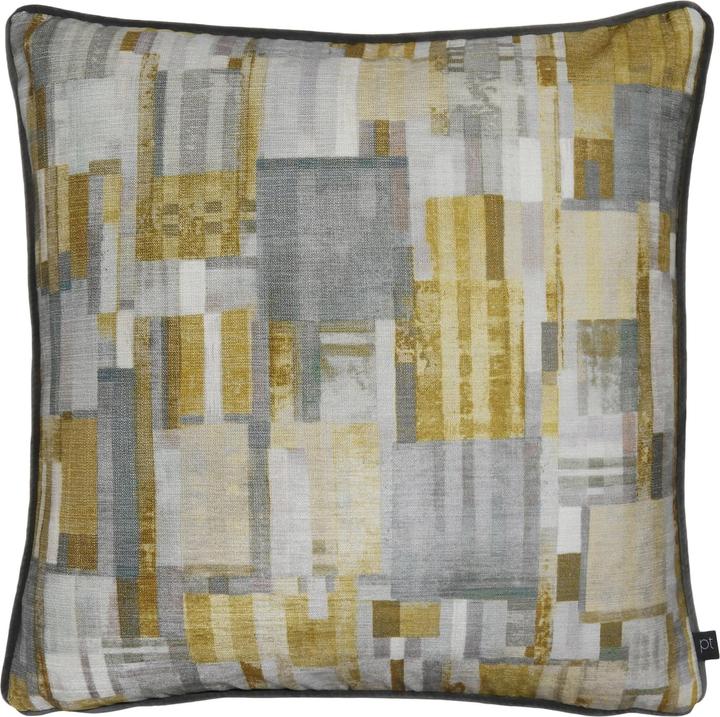 Image du produit Prestigious Textiles Design géométrique Housse de coussin Gisele Coton Lin Viscose Polyester (50 x 50 cm)