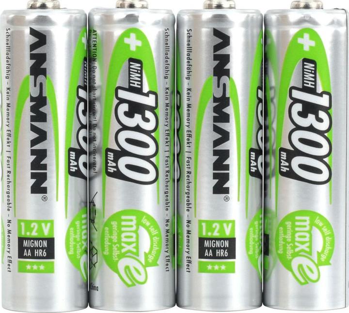 Productafbeelding Ansmann Type 1100 (4 Pcs., AAA, 1050 mAh)