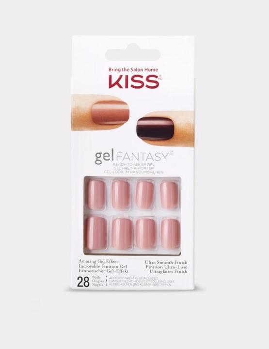 Immagine prodotto KISS Fantasia di gel (Unghie artificiali, Trasparente, Rosa)