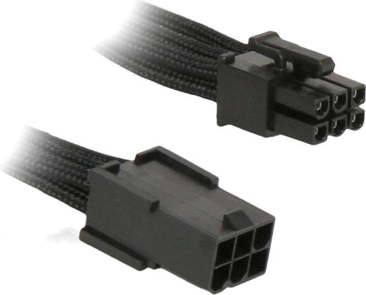 BitFenix 6-Pin PCI-E Verlängerung 45cm, Schwarz