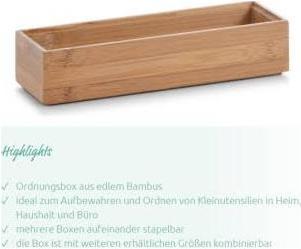 Image du produit Zeller Present Boîte de commande (23 x 7.5 x 5 cm, 0.86 l)