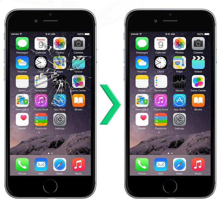 Image du produit Avizar Pièce de rechange LCD Apple iPhone 6, 6S (Écran, iPhone 6)