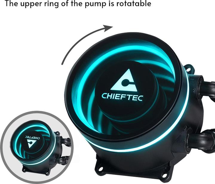 Actual product image Chieftec ICEBERG 360 RGB
