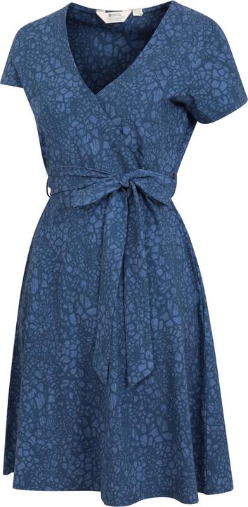 Actual product image Mountain Warehouse Womens/Ladies Santorini Spotted Jersey Wrap Dress (40 D)