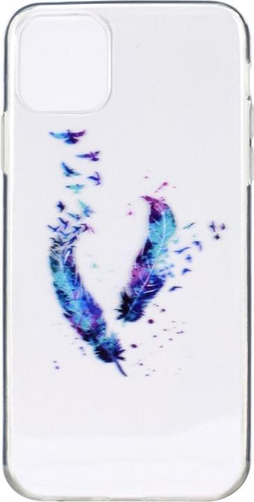Actual product image Ueli Express iPhone 12 Mini Super Slim Rubber Case TPU Feathers (Apple iPhone 12 mini)