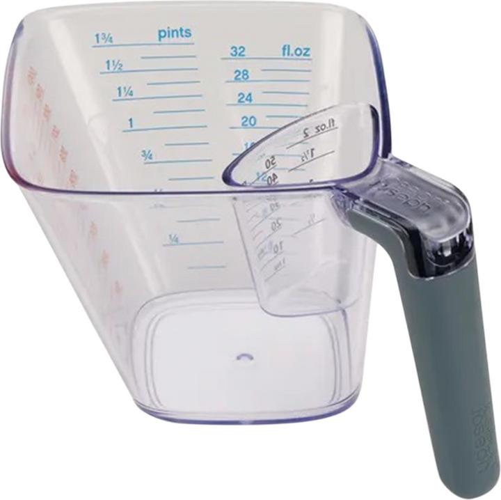 Joseph Joseph Align 2-teiliges, gut lesbares Messbecher-Set (1000 ml)