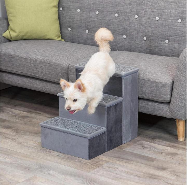 Produktbild Trixie Treppe mit Stauraum (50 cm, Grau)