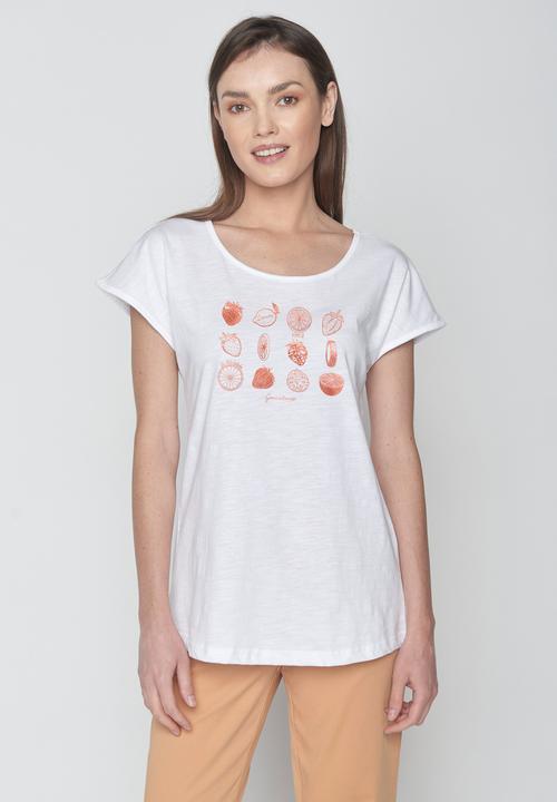 Produktbild Greenbomb Women's Bike Strawberry Cool T-Shirt (XL)