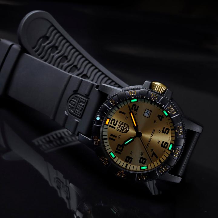 Immagine prodotto Luminox Turgone Dalla Schiena Di Pelle Serie Gian 0320 (Orologio sub, 44 mm)