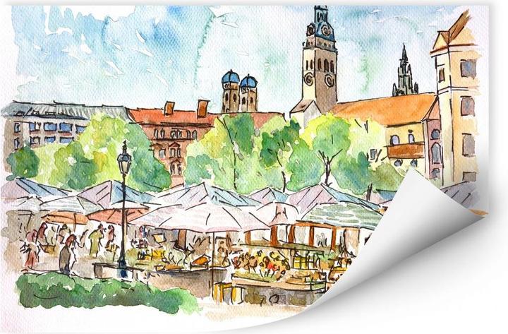 Produktbild Trenddeko München - Viktualienmarkt (30 x 20 cm)