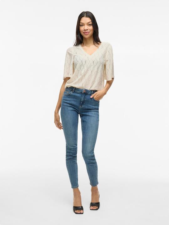 Actual product image Vila V-neck top with short sleeves (M)