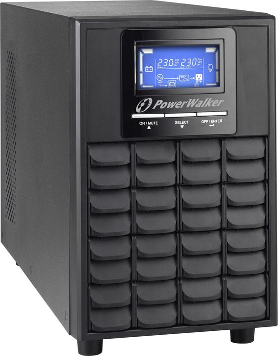 Produktbild Powerwalker VFI 2000 C LCD 2000VA 1600W Online USV Tower Doppelwandler SNMP Slot (2000 VA, 1600 W, Online-Doppelwandler USV)
