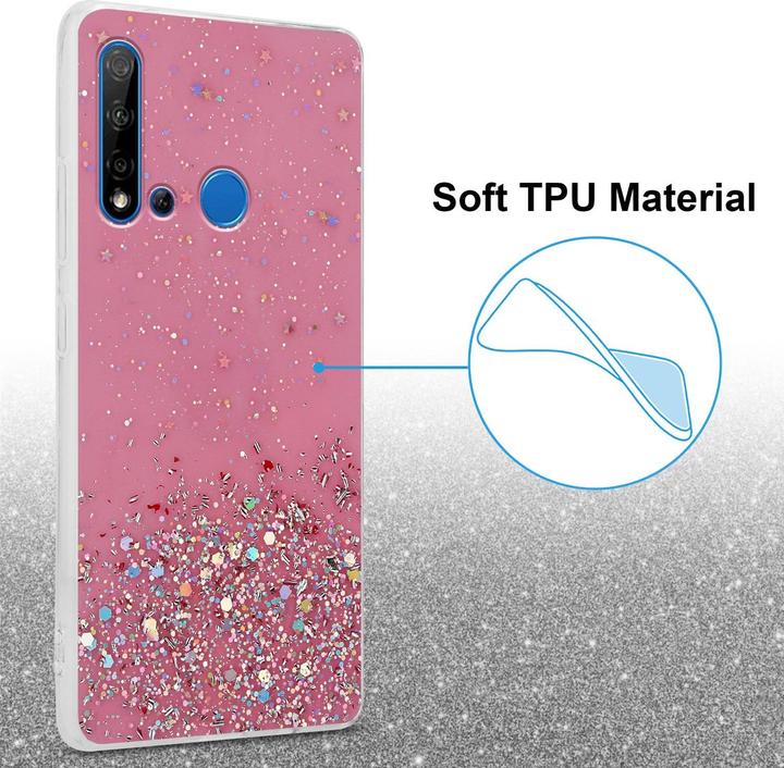 Produktbild Cadorabo TPU Cover funkelnder Glitter (Huawei Nova 5i, Huawei P20 Lite (2019))