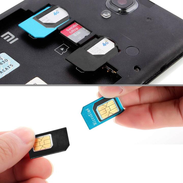 Produktbild Colorfone Nano-SIM/Micro-SIM-Adapter +SIM-Werkzeug (SIM-Halterung)