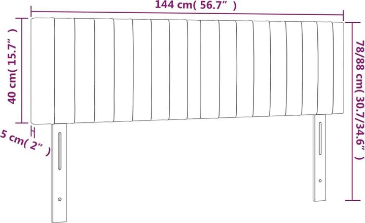 Produktbild VidaXL Aldridge (144 x 5 x 88 cm)