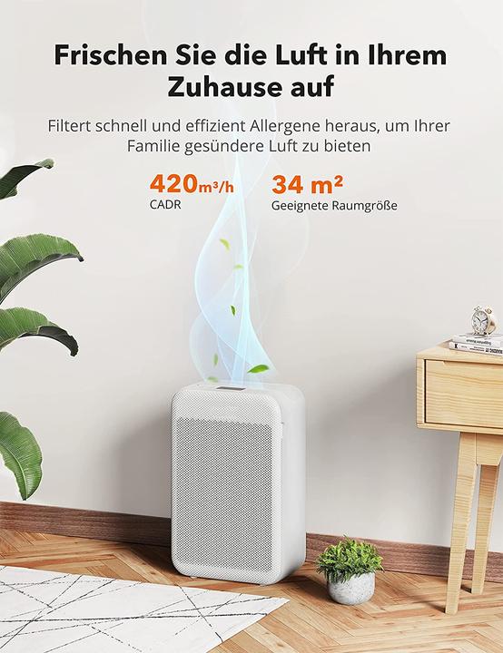 Produktbild Herilios 5-in-1 Filter Air Purifier (Weiss)