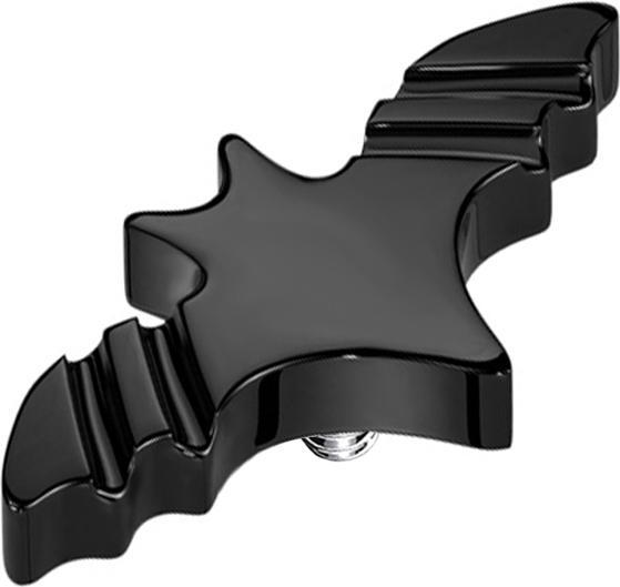 Star Piercing Dermal Anchor Basic Fledermaus schwarz (ohne Messing, Titan G23)