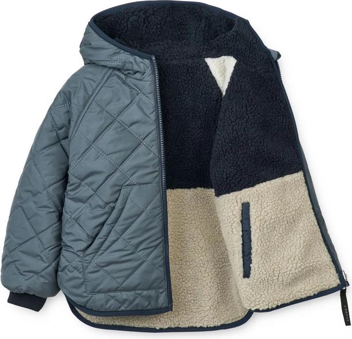 Actual product image Liewood Reversible jacket Jackson Whale Multi Mix (140)