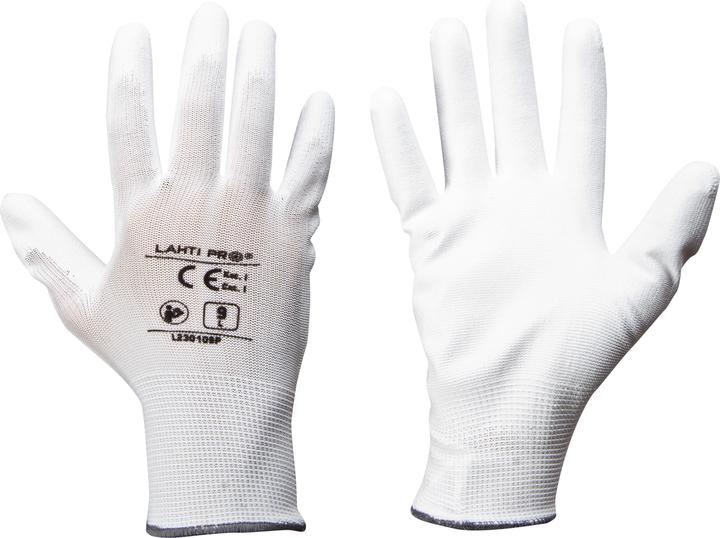Productafbeelding Lahti Pro L230108W polyurethaan gecoate handschoenen (L230108P), 12 paar, "8", CE, LahtiPro (8)