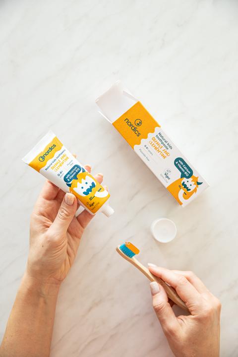 Actual product image Nordics Natural Kids Toothpaste Orange & Clementine (75 ml)