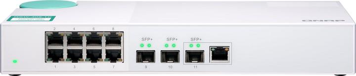 Actual product image QNAP QSW-308-1C, 3-port 10GbE switch (11 Ports)