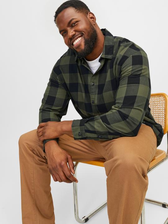 Actual product image Jack & Jones Check Plus Size Shirt (XXL)