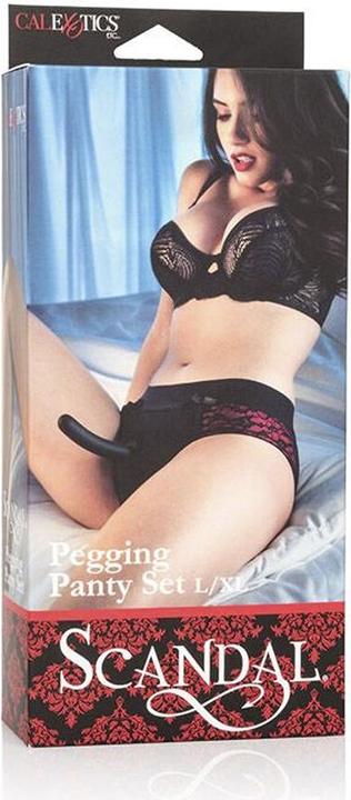 Actual product image CalExotics Scandal® Pegging Panty Set