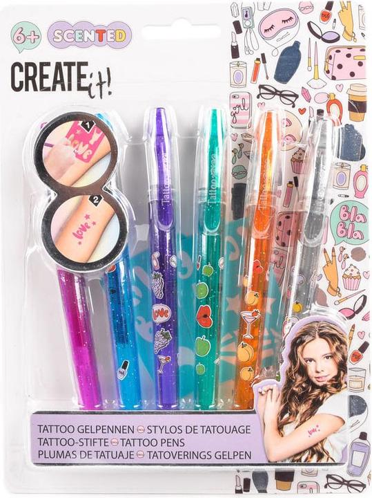 Actual product image Create It! Tattoo Pens 6-Pack