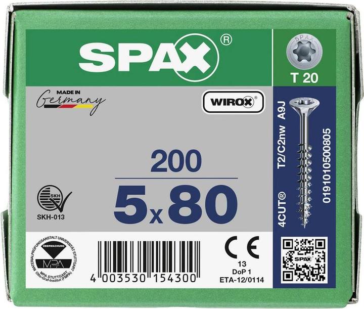Immagine prodotto Spax Vite universale (200 Viti per pezzo)