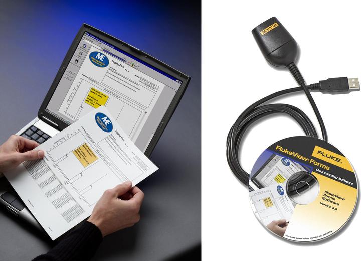 Actual product image Fluke Measuring software FVF-Basic Fit