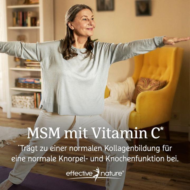Produktbild Effective Nature MSM mit Glucosamin und Phytodroitin (120 Stück, Tabletten, 120 g)