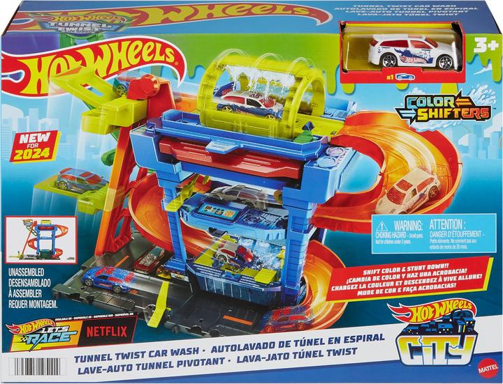 Actual product image Hot Wheels City ECL Tunnel Twist Car Wash