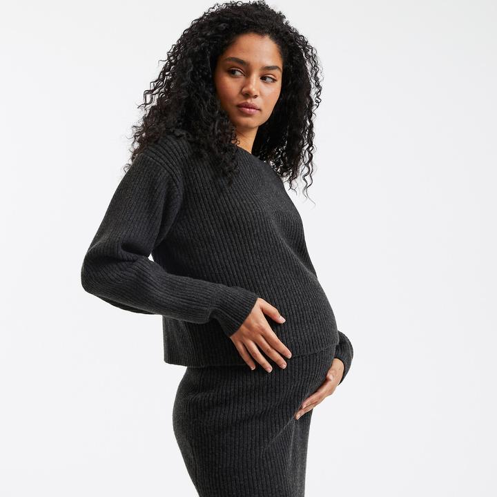 Produktbild La Redoute Collections Grobstrickpullover für die Schwangerschaft (XL)