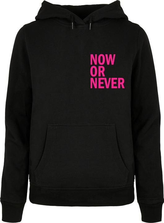 Produktbild Merchcode Ladies Now Or Never Basic Hoody - 113671 (M)