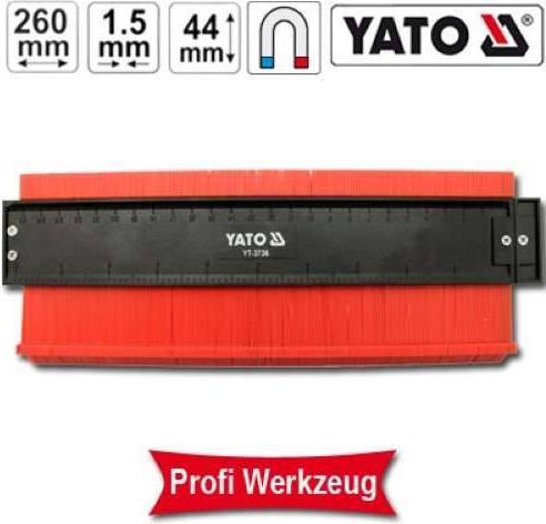 Produktbild Yato YT-3736 Profillehre, 260 mm