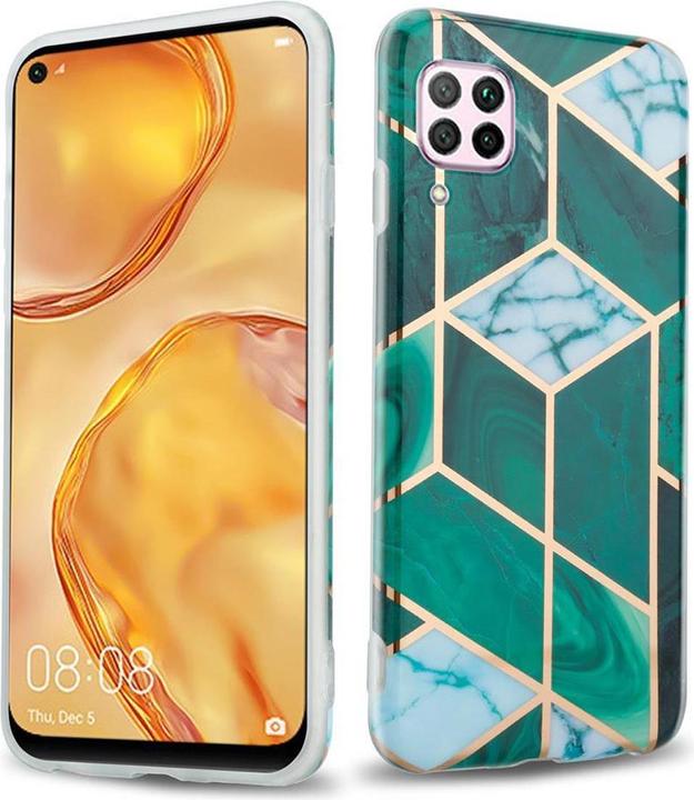 Actual product image Cadorabo IMD TPU Colorful Marble Cover (Huawei P40 Lite)