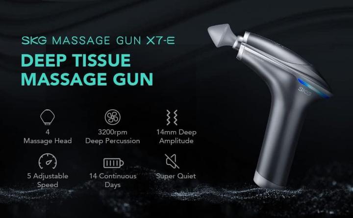 Produktbild SKG Pistolet do masażu szary X7-E