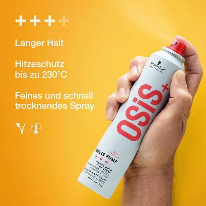 Actual product image Schwarzkopf Osis - Freeze Pump Strong Hold Spray (200 ml)