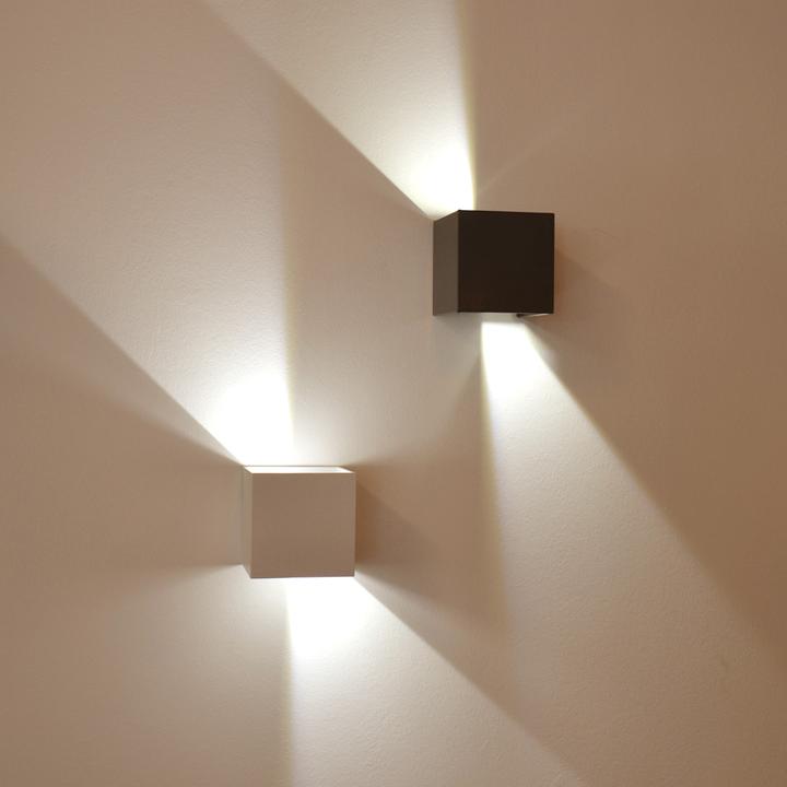 Actual product image s.luce Ixa LED wall lamp adjustable angle indoor & outdoor IP44 (460 lm)