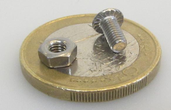 Actual product image MakerBeam M3 serrated head bolts (Various, Makerbeam Projects, Construction kit)
