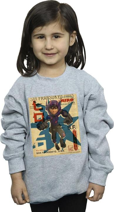 Image du produit Disney - Sweat BIG HERO BAYMAX HIRO NEWSPAPER - Fille (104)