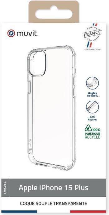 Produktbild Muvit Weiche Hülle für iPhone 15 Plus Series (Apple iPhone 15 Plus)